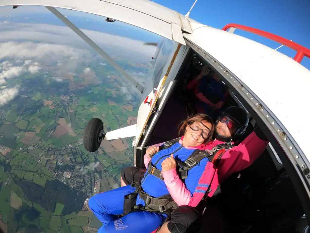 Tandem Skydive Exit